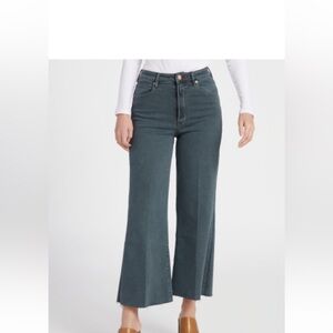 Dear John Women's Wide Leg Ponderosa Pine Green Jeans 32Petite